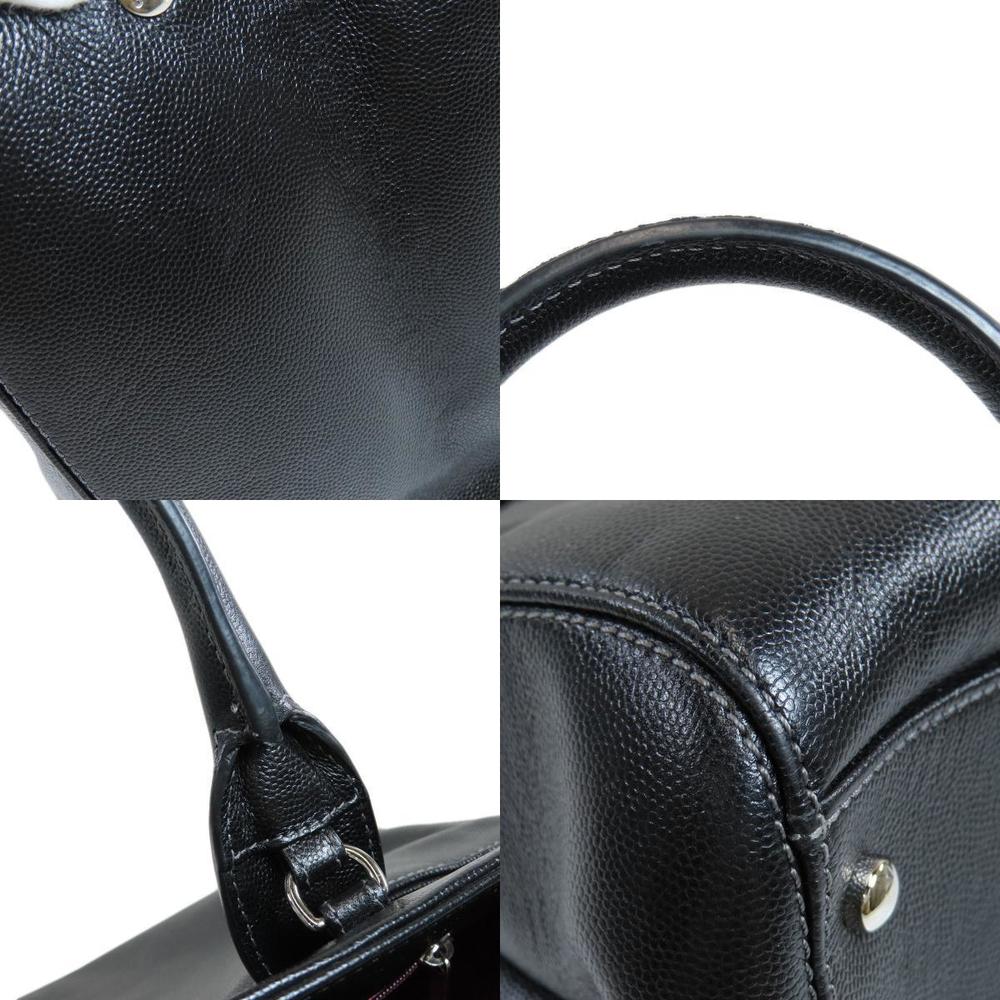 Chanel Coco Mark Silver Metal Fittings 2way Handbag - Picture 8 of 9